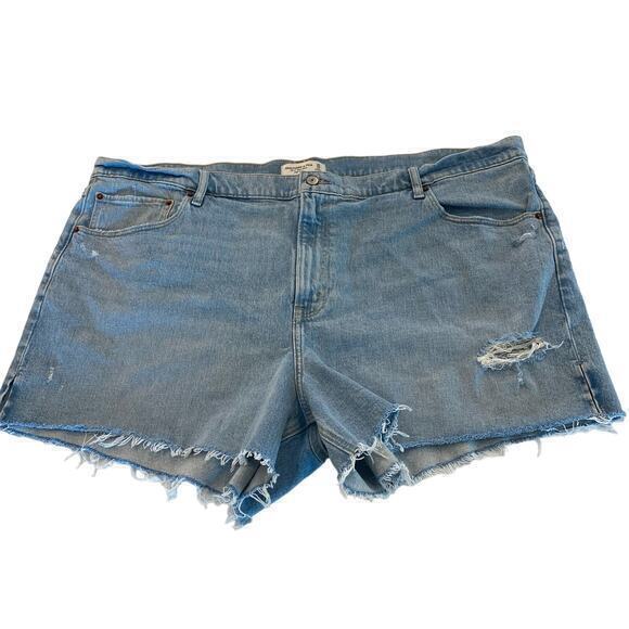 Abercrombie & Fitch The 4” Mom Short High Rise in 36/ 22 - Picture 1 of 6